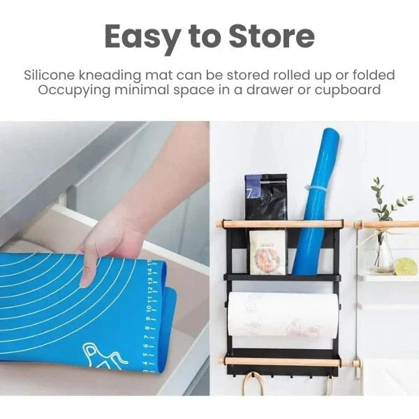 RotiEase – Non-Stick Silicone Rolling Mat | Food Safe | For Roti, Paratha, Pizza