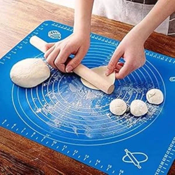 RotiEase – Non-Stick Silicone Rolling Mat | Food Safe | For Roti, Paratha, Pizza