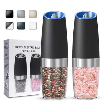 GlowGrind™ – Hands-Free Spice Grinder | LED Precision | One-Hand Operation
