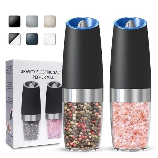 GlowGrind™ – Hands-Free Spice Grinder | LED Precision | One-Hand Operation