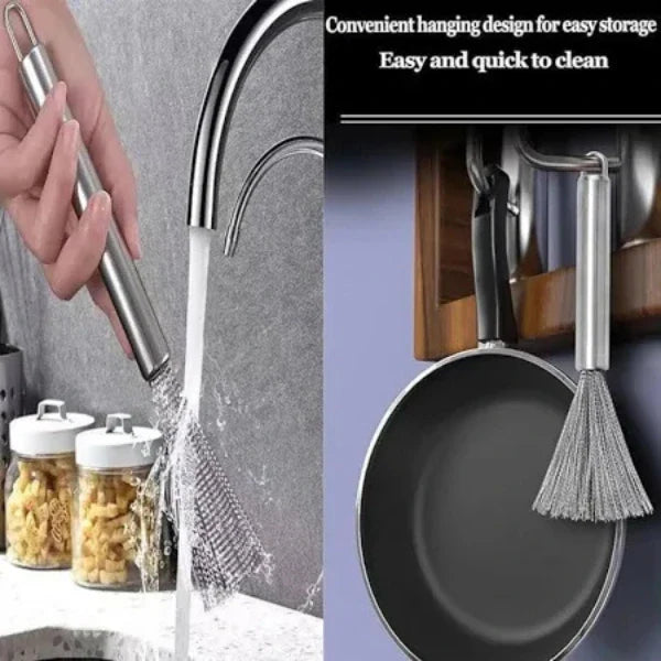 ScrubMaster™ – Stainless Steel Bristles | Tough on Grease | Comfortable Grip