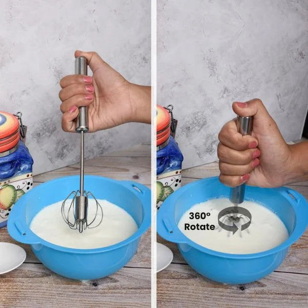 BlendPro™ – Press & Whisk | No Electricity | Everyday Kitchen Essential