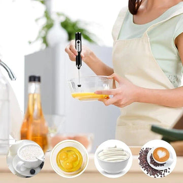 FrothWhirl™ –   2-in-1 Whisk & Beater | Easy to Clean | Café Vibes Anywhere