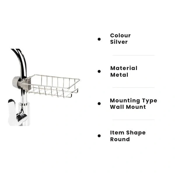 NeatTap™ – Multi-Use Sink Organizer | Rust-Resistant | Fits Most Faucets