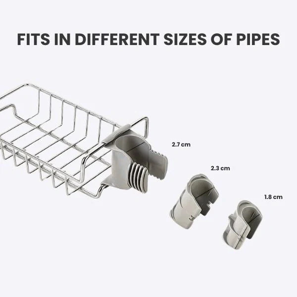 NeatTap™ – Multi-Use Sink Organizer | Rust-Resistant | Fits Most Faucets