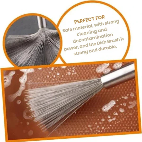 ScrubMaster™ – Stainless Steel Bristles | Tough on Grease | Comfortable Grip
