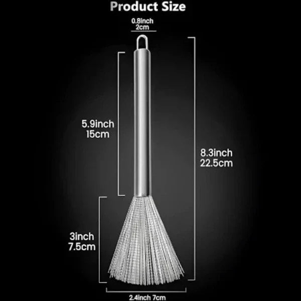 ScrubMaster™ – Stainless Steel Bristles | Tough on Grease | Comfortable Grip