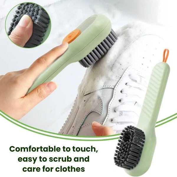 PressClean™ – Built-In Liquid Brush | Multi-Surface Use | Soft Bristles