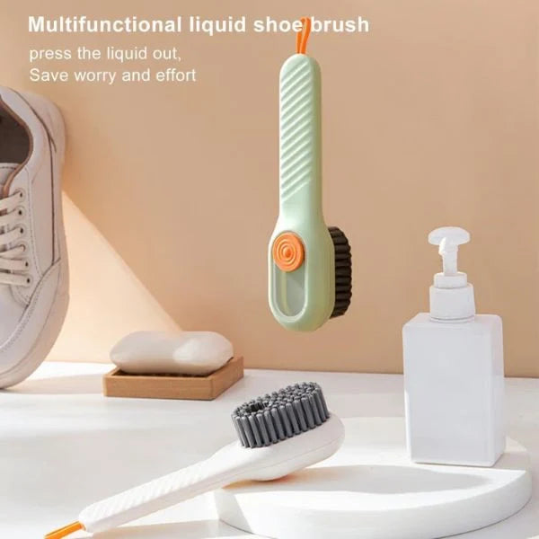 PressClean™ – Built-In Liquid Brush | Multi-Surface Use | Soft Bristles