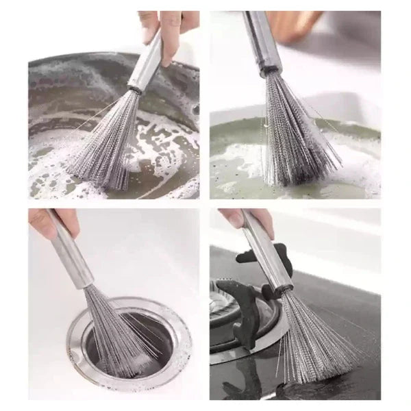 ScrubMaster™ – Stainless Steel Bristles | Tough on Grease | Comfortable Grip