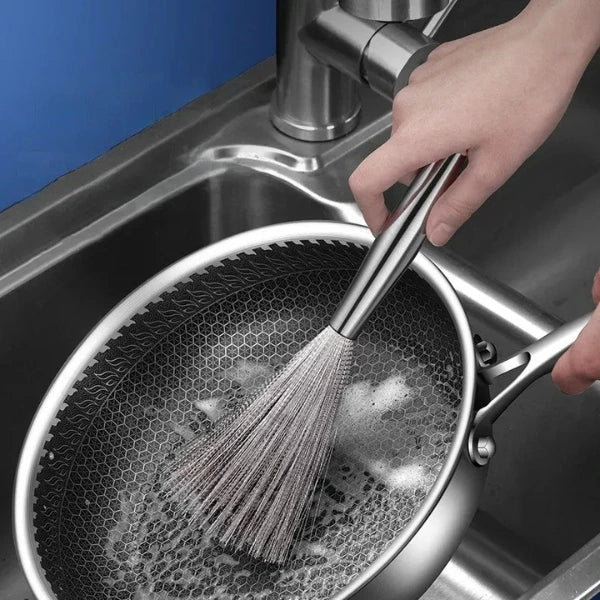 ScrubMaster™ – Stainless Steel Bristles | Tough on Grease | Comfortable Grip
