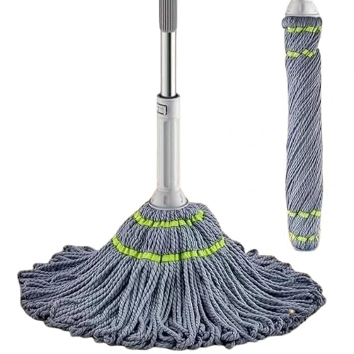 TwistWipe™ – Self-Wringing Floor Mop | 2-in-1 Scrub & Mop Head | Less Effort, More Sparkle