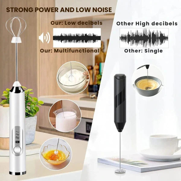 FrothWhirl™ –   2-in-1 Whisk & Beater | Easy to Clean | Café Vibes Anywhere