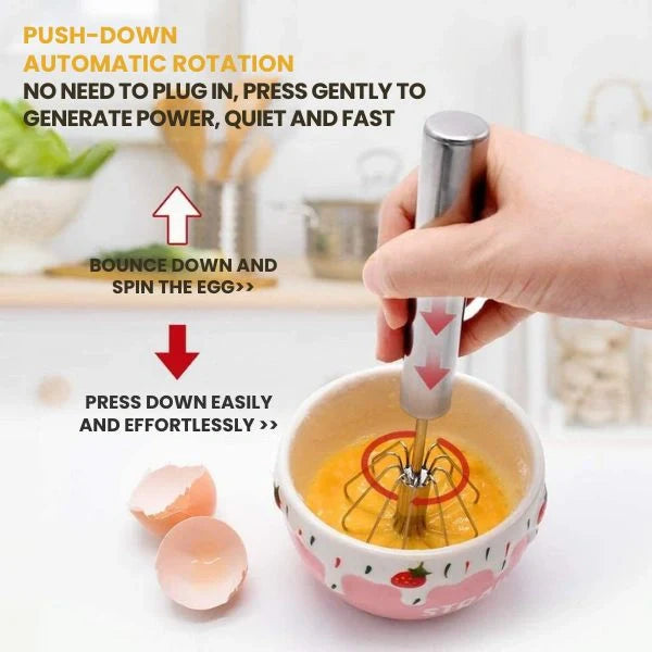 BlendPro™ – Press & Whisk | No Electricity | Everyday Kitchen Essential