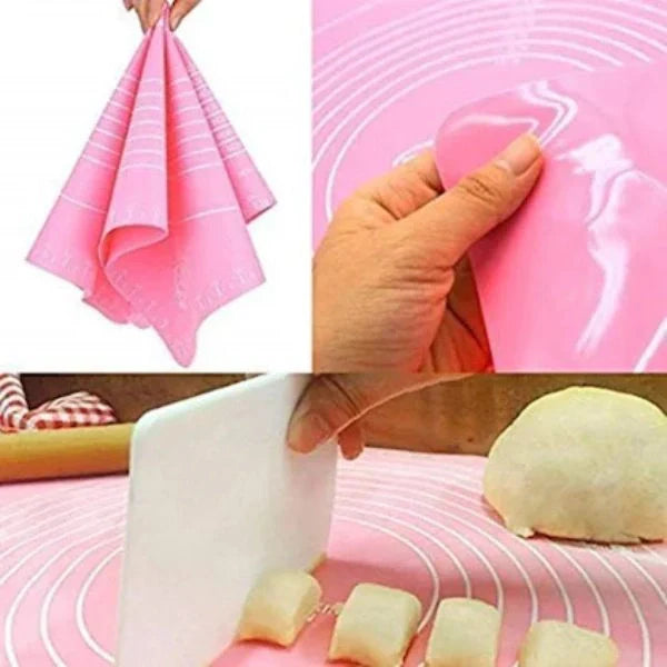 RotiEase – Non-Stick Silicone Rolling Mat | Food Safe | For Roti, Paratha, Pizza