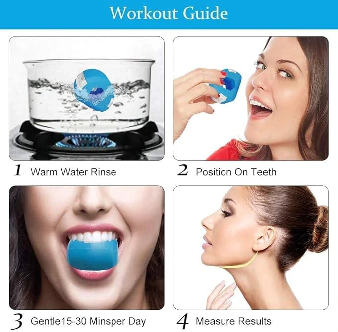 SharpJaw™-  Jaw Shaper & Facial Toner  | Sculpt, Shape & Lift | Compact Jaw Exerciser