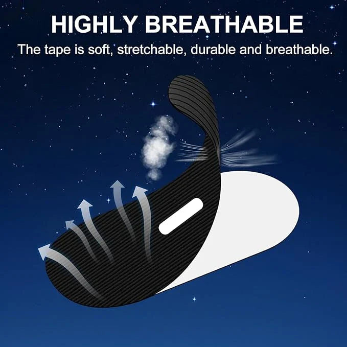 SilentBreathe™ (PACK OF 30!) –  Anti-Snoring Mouth Strips | Improves Breathing & Sleep | Reduce Snoring | Drug-Free & Instant Relief