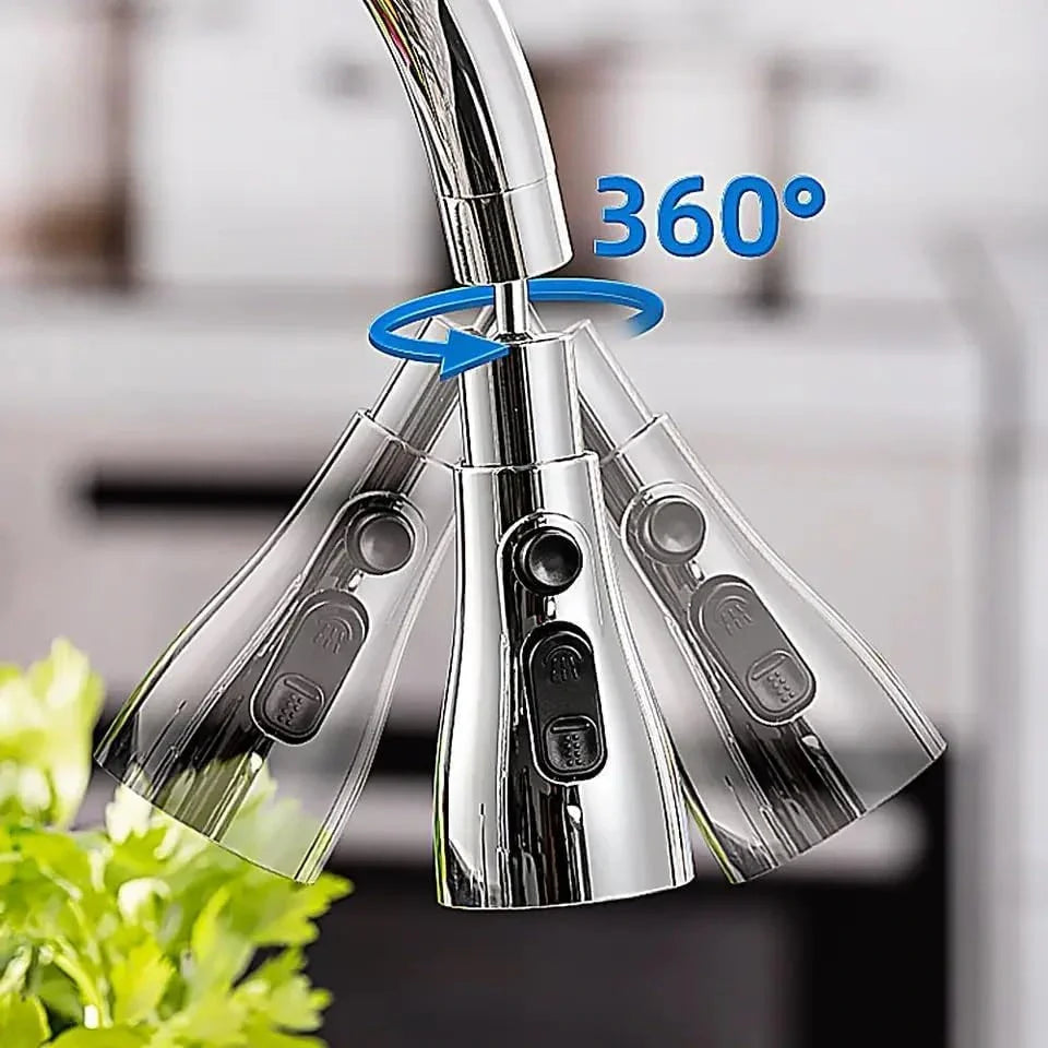 TapTwist™ – Flexible Tap Extension | Rotate, Rinse & Save Water | Easy Fit for Any Sink