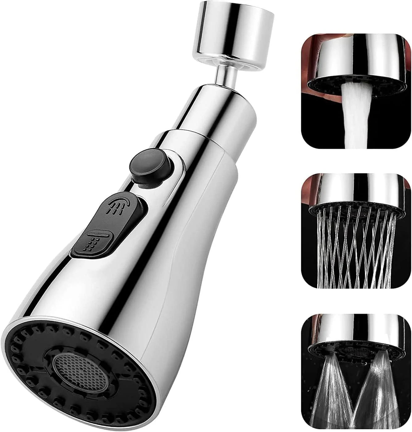 TapTwist™ – Flexible Tap Extension | Rotate, Rinse & Save Water | Easy Fit for Any Sink