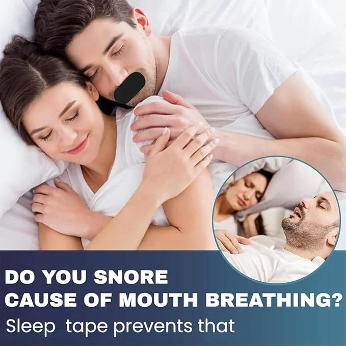 SilentBreathe™ (PACK OF 30!) –  Anti-Snoring Mouth Strips | Improves Breathing & Sleep | Reduce Snoring | Drug-Free & Instant Relief