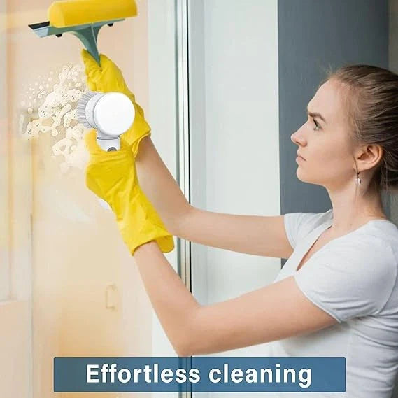 ScrubWhirl™ – 5-in-1 Spin Brush | For Tiles, Corners & More | Daily Cleaning