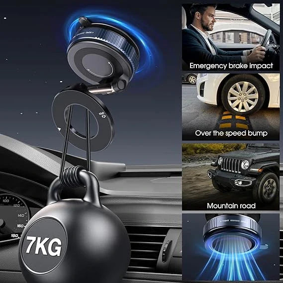 HoldEase™ – Ultra-Strong Magnetic Base | Hands-Free Viewing | Works with All Phones