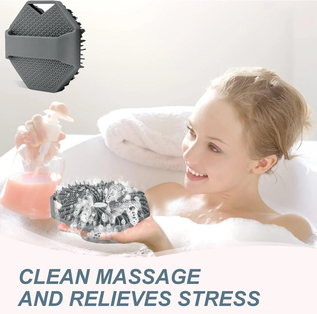 ScrubEase™ - Gentle & Deep-Cleansing Silicone Shower Exfoliator