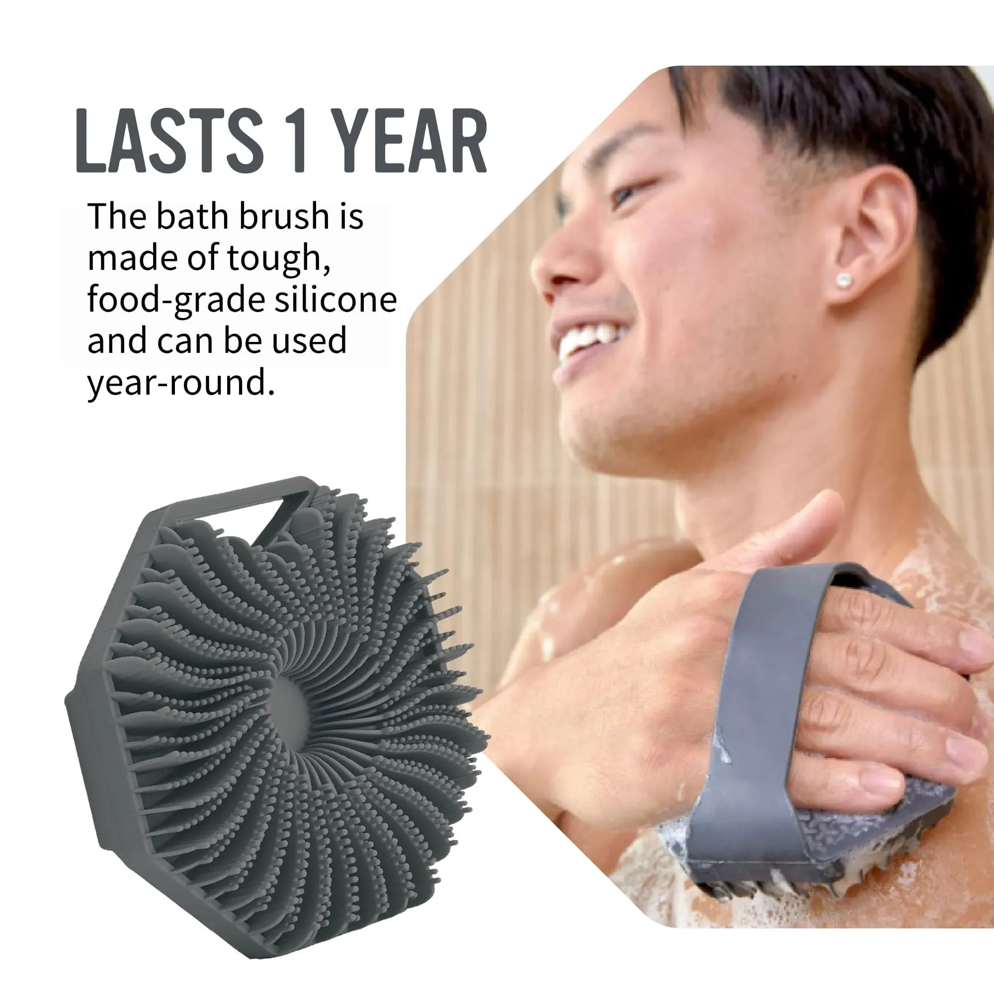 ScrubEase™ - Gentle & Deep-Cleansing Silicone Shower Exfoliator