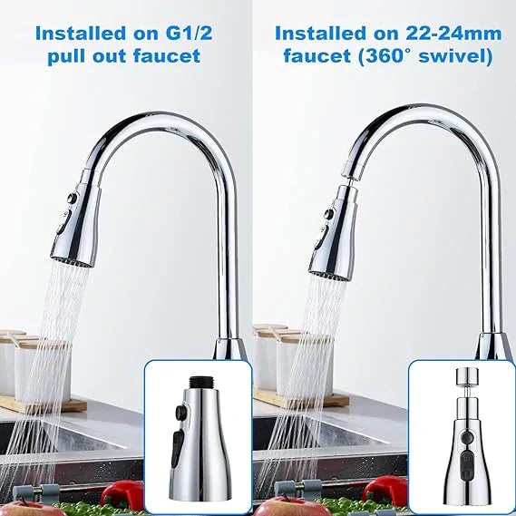 TapTwist™ – Flexible Tap Extension | Rotate, Rinse & Save Water | Easy Fit for Any Sink