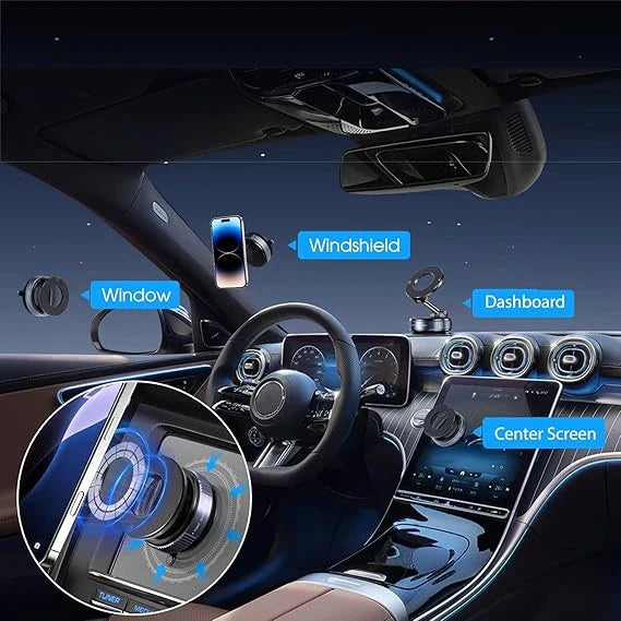HoldEase™ – Ultra-Strong Magnetic Base | Hands-Free Viewing | Works with All Phones