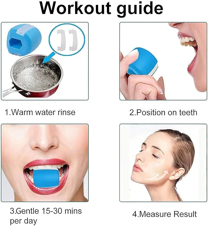 SharpJaw™-  Jaw Shaper & Facial Toner  | Sculpt, Shape & Lift | Compact Jaw Exerciser