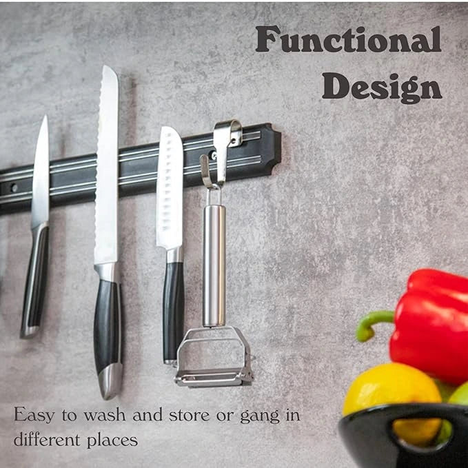 SwiftPeel™ – 3 in 1 Stainless Peeler | Sharp Blades, Anti-Rust | For Quick, Clean Prep