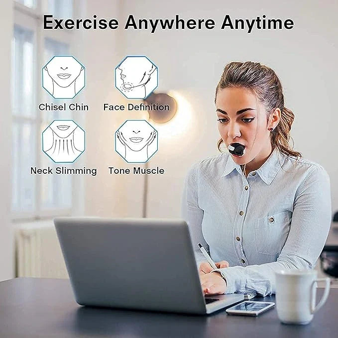 SharpJaw™-  Jaw Shaper & Facial Toner  | Sculpt, Shape & Lift | Compact Jaw Exerciser