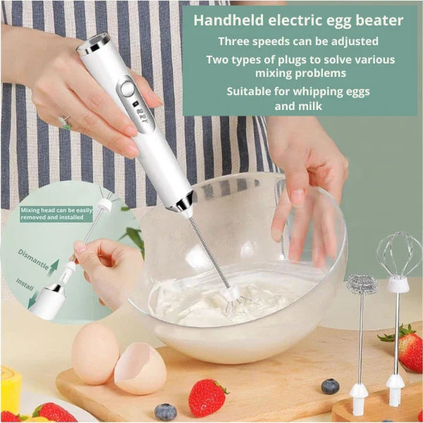 FrothWhirl™ –   2-in-1 Whisk & Beater | Easy to Clean | Café Vibes Anywhere