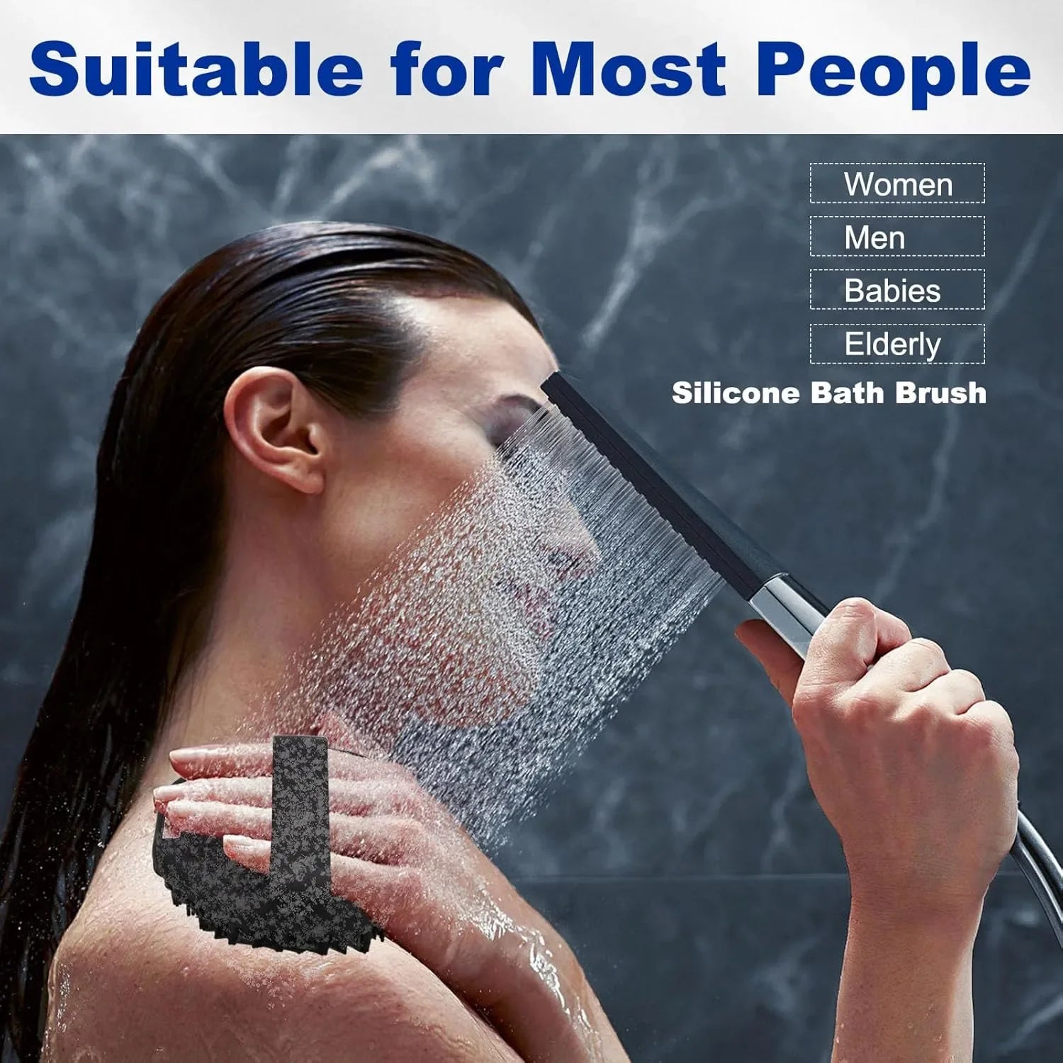 ScrubEase™ - Gentle & Deep-Cleansing Silicone Shower Exfoliator